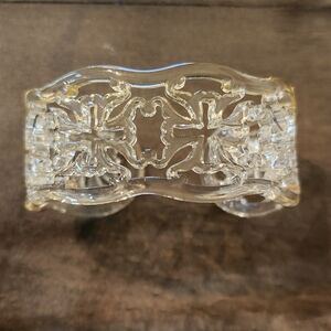 Rustic Cuff Clear Acrylic cuff Bracelet